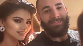 صور كريم بن زيمة مع إحدى نجمات بوليوود تثير جدلا واسعا.. هل ارتبط بها؟