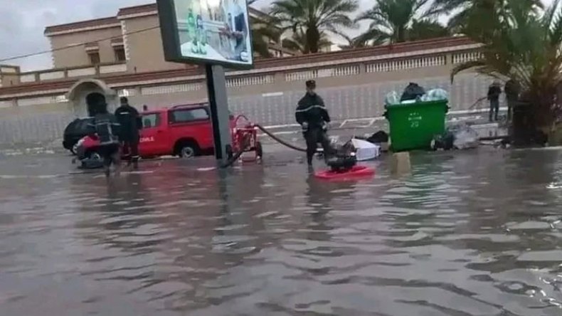 خسائر مادية فادحة بولايات جنوبية جراء سيول الأمطار