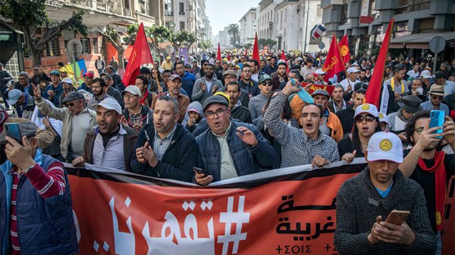 تصاعد الاحتجاجات والغضب الشعبي في المغرب