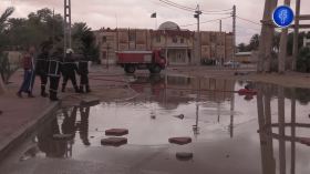 أمطار غزيرة تغـرق أحيــــــاء وشـوارع ورقلــة