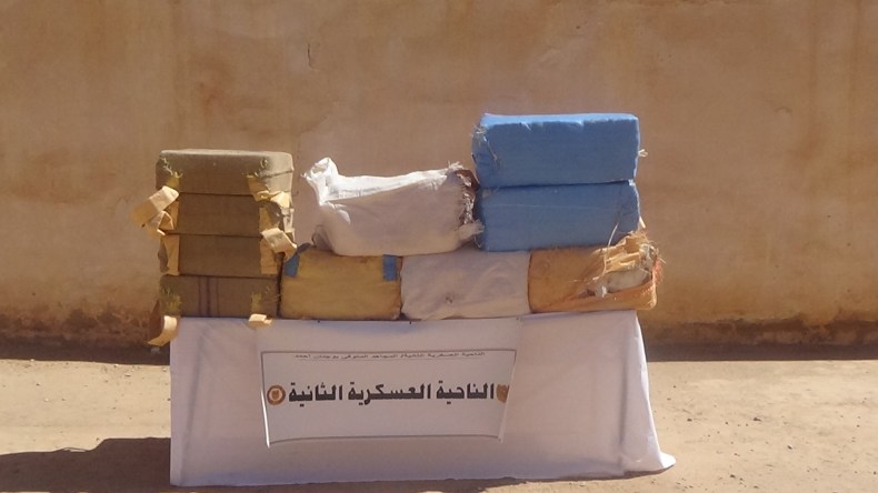 إحباط إدخال أزيد من 14 قنطارا من الكيف المعالج عبر الحدود مع المغرب