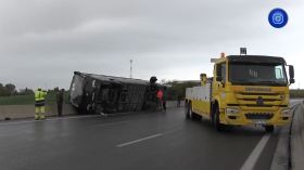  قسنطينة: وفاة شخصين و إصابــة 33 آخر في حادث مرور مروع بالطريق السيار شرق – غرب