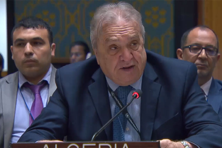 Ambassador Bendjama: “The situation in the entire occupied Palestinian territories reflects the brutal and foolish nature of the Zionist occupation”