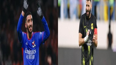 Finale OL-PSG: voici le message de Benzema aux coéquipiers de Benrahma