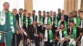 بالصور.. الوزير حماد يستقبل المنتخب الوطني لمبتوري الأطراف بمطار هواري بومدين