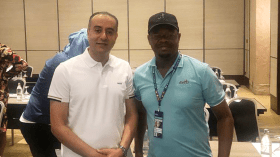 رئيس “الفاف” يلتقي رئيس الاتحاد الأوغندي موزيس ماغوغو