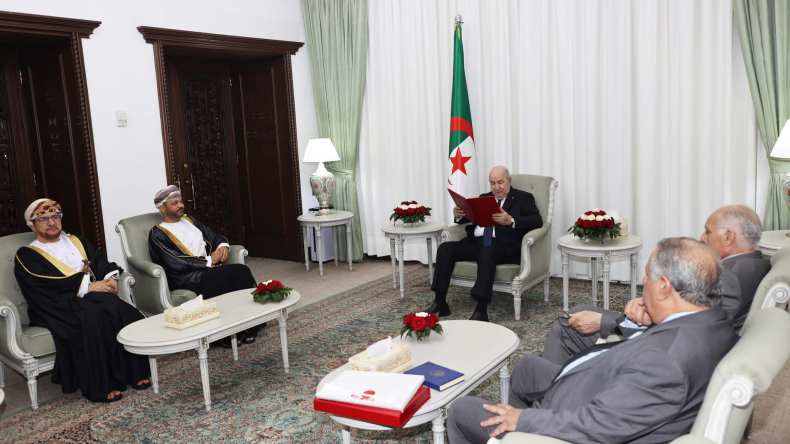  الرئيس تبون يتلقى رسالة خطية من سلطان عُمان