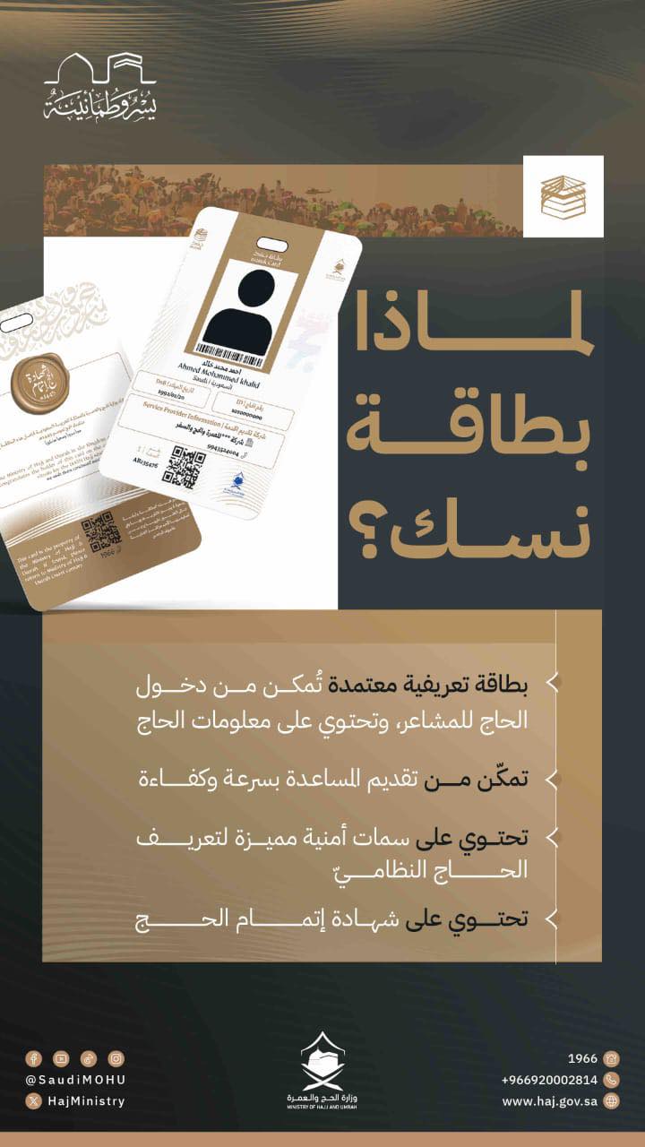 Hajj 2025 « Nusuk », nouvelle carte numérique pour accéder aux lieux Hajj 2025 « Nusuk », nouvelle carte numérique pour accéder aux lieux