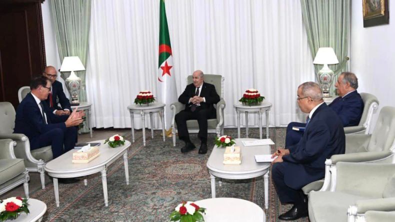 الرئيس تبون يستقبل المدير العام لمنظمة الأمم المتحدة للتنمية الصناعية