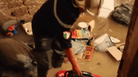 مياه الأمطار تغمر عدّة منازل في بوسعادة (صور)