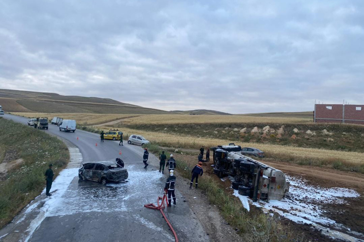 Constantine: 6 personnes meurent calcinées dans un accident