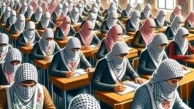 منع ارتداء “الكوفية الفلسطينية” خلال امتحانات البكالوريا بتونس!