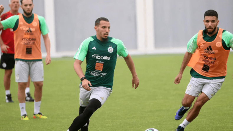 بالصور.. حصة تدريبية صباحية لـ”الخضر” قبل التنقل إلى أوغندا