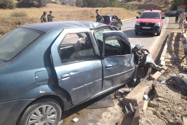 4 morts dans un accident de la route à Tissemsilt