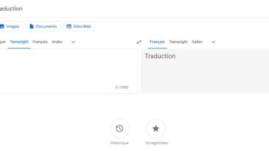Google Traduction  intègre le Tamazight