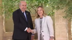 الرئيس تبون يلتقي رئيسة وزراء إيطاليا جورجيا ميلوني