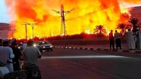 إخماد حريق أحراش وقصب بوادي ميزاب بغرداية