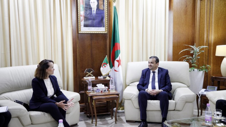 عرقاب يستقبل وفد عن الشركة الأمريكية شيفرون