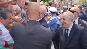 ترحيب شعبي حاشد بالرئيس