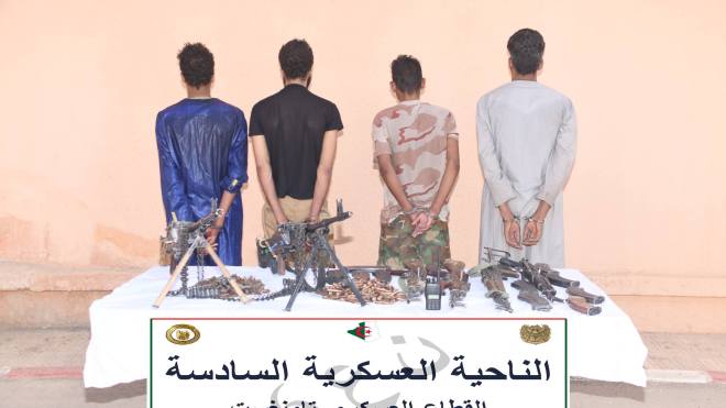 القبض على 5 إرهابيين في برج باجي مختار وتمنراست