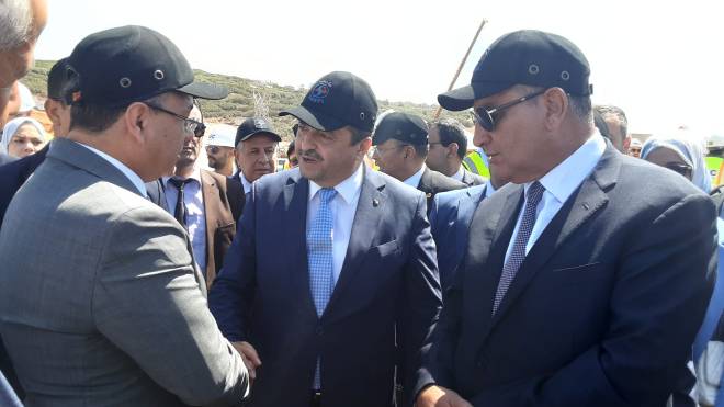 عرقاب يتفقد محطة تحلية مياه البحر في الطارف وهذه نسبة تقدم أشغالها