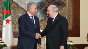 الرئيس تبون يستقبل رئيس مجلس الدوما الروسي