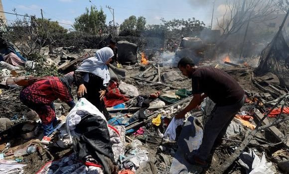 Ghaza: 71 martyrs et plus de 280 blessés dans une frappe sioniste