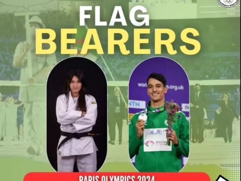 JO de Paris: Amina Belkadi et Yasser Triki porte-drapeaux
