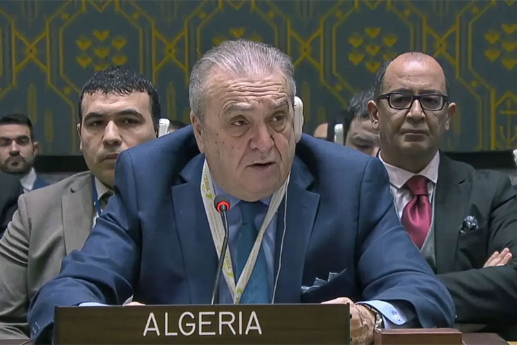 Ambassador Bendjama calls for holding Zionist occupation accountable for the horrendous crimes it continues to commit in Gaza