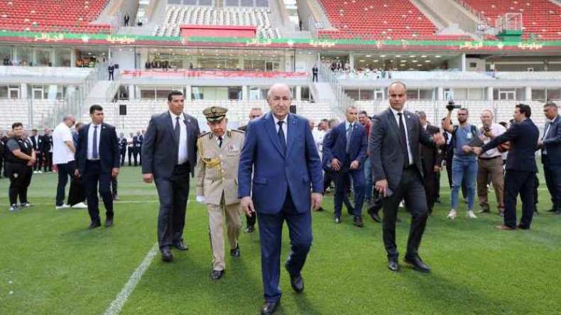 بِالصّور: تدشين الرّئيس تبون للمنشأة الرّياضية العالمية بِالدويرة