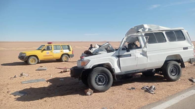 مجزرة مرورية في تمنراست