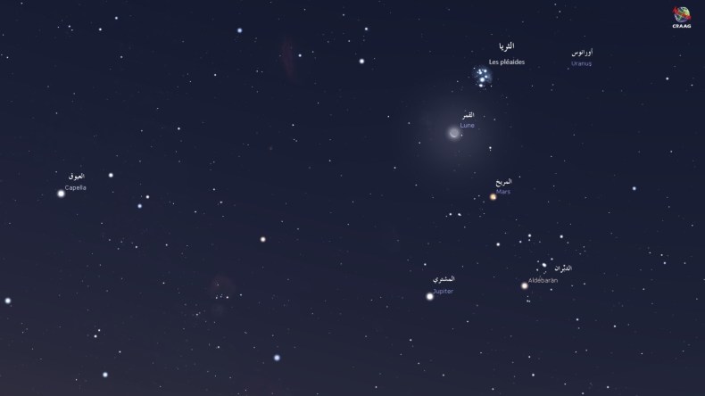 ظاهرة فلكية نادرة غدا