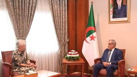 العرباوي يستقبل سفيرة مملكة هولندا بالجزائر