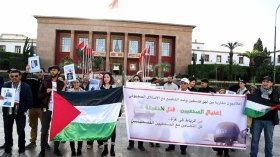 احتجاجات جديدة بالمغرب لإغلاق مكتب الاتصال الصهيوني