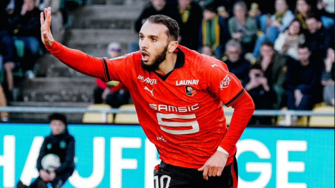 غويري يتألق بهدف وتمريرة حاسمة أمام ليون