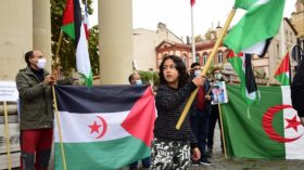 Sit-in à Alger en solidarité avec le peuple sahraoui et en protestation contre le soutien de la France au plan d’autonomie marocain