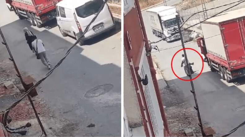 بالفيديو.. تركي يطلق الرصاص على رأس زوجته أمام المارة