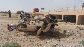 المسيلة: سقوط سيارة في واد يتسبب في إصابة 11 شخص