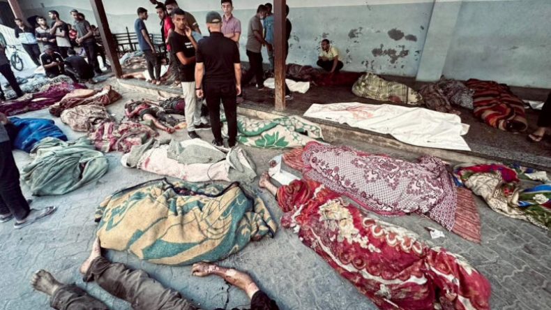 “مذبحة الفجر”.. 100 شهيد بقصف صهيوني استهدف مصلين في غزة