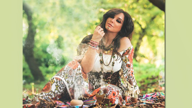 شهرزاد الشاشة العربية سلاف فواخرجي لمجلة الشروق العربي