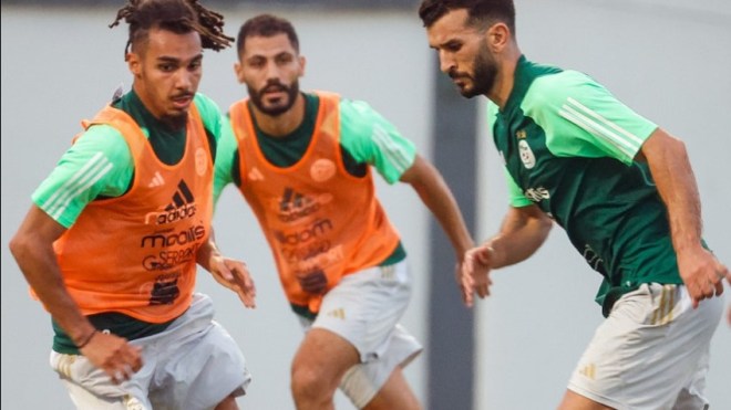 برنامج تحضيرات المنتخب الجزائري بمونروفيا