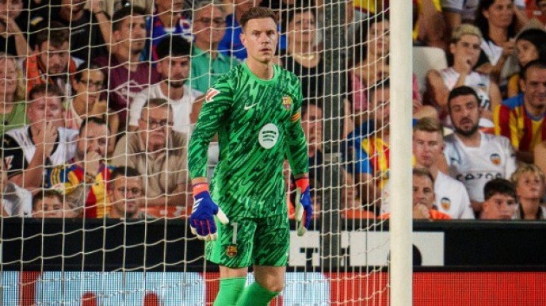 الكشف عن طبيعة إصابة حارس مرمى نادي برشلونة