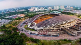 بالفيديو.. لحظات تفجير أحد أكبر الملاعب في العالم