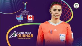 أول مباراة للحكمة المساعدة “فريال أسماء” في مونديال الوسطيات