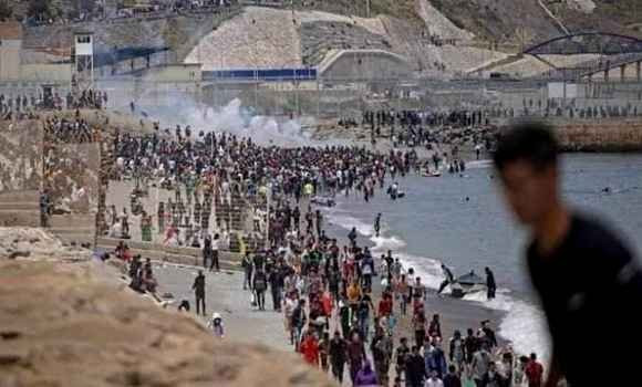 Des milliers de Marocains tentent de rejoindre Ceuta