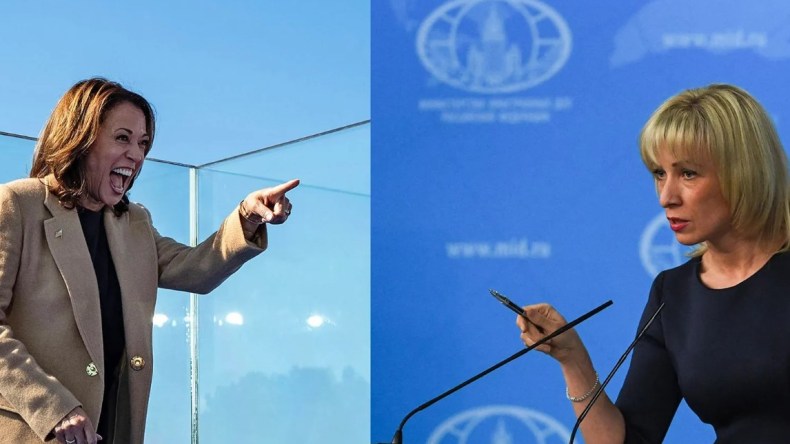 الناطقة باسم الخارجية الروسية تتنمّر على ضحكة كامالا هاريس.. هذا ما قالته!