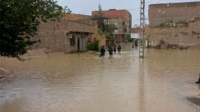 وفاة ثلاثة أطفال جرفتهم السيول بتيارت