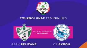 آفاق غليزان وفتيات أقبو يمثلان الجزائر في دورة “لوناف”