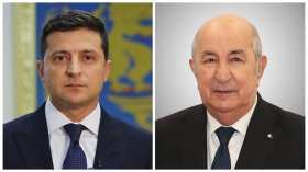 الرئيس الأوكراني يهنئ الرئيس تبون