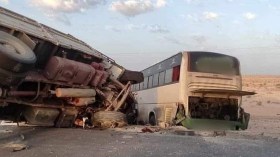 المغير.. وفاة شخص وإصابة 12 آخرين في حادث مرور  